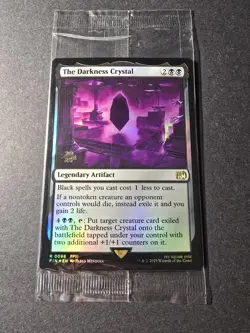 The Darkness Crystal Final Fantasy Pre Release Sealed Foil Promo - Image 1