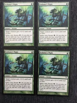4x Kodama's Might MTG Champions of Kamigawa NM Magic Regular - Image 1