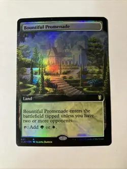 1 x FOIL Bountiful Promenade (Extended Art) Battle for Baldur's Gate - Image 1