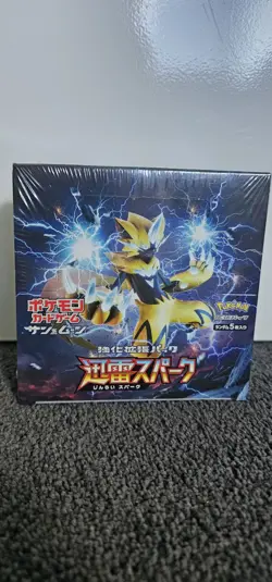 POKEMON THUNDERCLAP SPARK JAPANESE - BOOSTER BOX - SM7a - Factory Sealed - Image 1