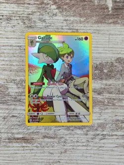 Gallade 244/236 Secret Rare Full Art 2019 Pokemon Cosmic Eclipse LP - Image 1