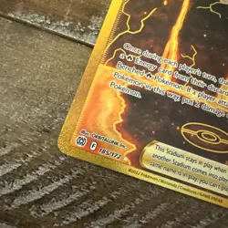 Magma Basin Full Art Secret Rare Gold 185/172 Pokemon TCG Brilliant Stars NM - Image 2