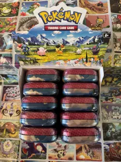 Pokemon Ascended Heroes Mini Tins Display Box of 10 Case NEW FACTORY SEALED - Image 2