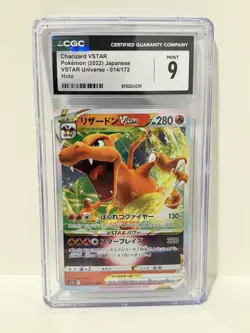 Charizard VSTAR VSTAR Universe 014/172 Holo Japanese CGC 9 Pokemon - Image 1