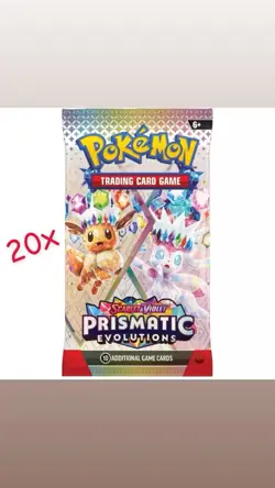 Pokemon TCG 20x Prismatic Evolutions Booster Packs New Free Shipping - Image 1