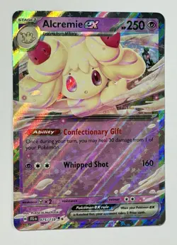 Pokemon TCG - Alcremie ex - 075/159 - 2025 Scarlet & Violet Base Set: SV09 RR - Image 3