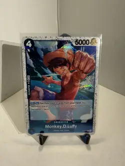 One Piece TCG Monkey.D.Luffy Straw Hat Crew Premium Booster The Best P-055P NM - Image 1