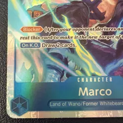 ONE PIECE PRB02-008 THE BEST VOL. 2 SUPER RARE MARCO SR - Image 4