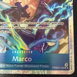 ONE PIECE PRB02-008 THE BEST VOL. 2 SUPER RARE MARCO SR - Image 5