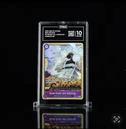 One Piece Gum-Gum Jet Gatling (Alt Art) OP03-072 R (PRB-02 English) TAG 10 - Image 1