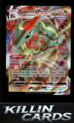 Rayquaza VMAX 111/203 Pokemon Ultra Rare SWSH07: Evolving Skies Card NM - Image 1