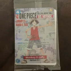Bandai Namco Monkey.D.Luffy US Voyage Promo P-055 One Piece Card Game - Image 1