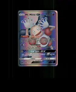 Fan-Art READ DESCRIPTION BELOW HOLO Mr. Mime Card Mr. Mime Pokemon Card p3 - Image 1