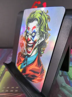The Joker DC Batman Art Card Rare Holo Collectible Comic Character CCG NM - Image 2