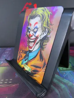The Joker DC Batman Art Card Rare Holo Collectible Comic Character CCG NM - Image 2