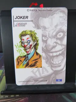 The Joker DC Batman Art Card Rare Holo Collectible Comic Character CCG NM - Image 3