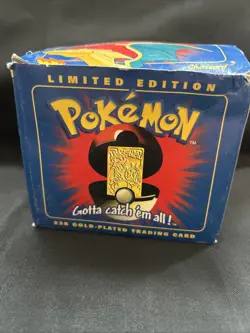 Pokemon Charizard 23K Gold-Plated Burger King Trading Card 100% BRAND NEW SEALED - Image 2