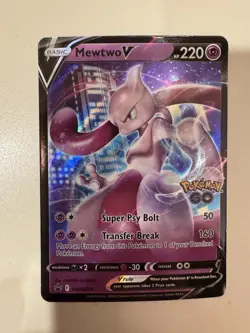 Mewtwo V SWSH223 SWSH: Sword & Shield Promo Cards Holo - Image 1