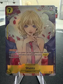 One Piece Card Game TCG Stussy OP13-110 Alt Art. - Image 1