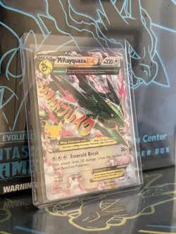 Mega M Rayquaza EX Holo Card 76/108 2021 Celebrations Classic Collection NM - Image 1