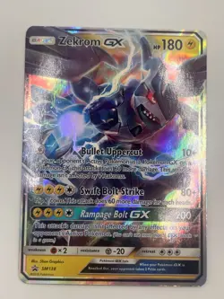 Pokemon Zekrom GX SM138 Full Art Holo Black Star Promo Card - Image 1