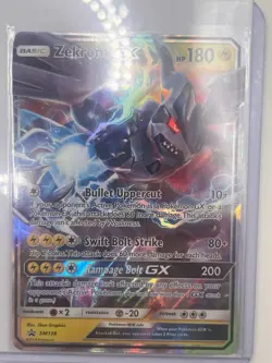 Pokemon Zekrom GX SM138 Full Art Holo Black Star Promo Card - Image 3