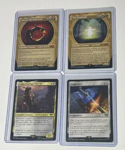 Magic The Gathering: the Lord of the Rings 4 Card Lot NM - Image 1