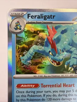 Feraligatr - (Prerelease) - SVP SV: Scarlet & Violet Promo Cards #089 Promo Holo - Image 3