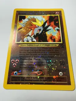 Pokemon Card - Entei #34 Black Star WOTC Movie Promo Reverse Holo - Image 1