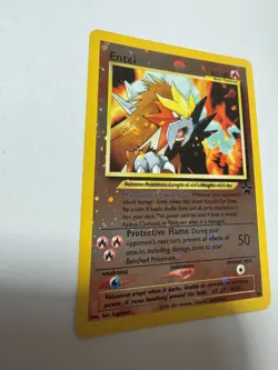 Pokemon Card - Entei #34 Black Star WOTC Movie Promo Reverse Holo - Image 4
