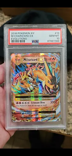 Pokemon TCG XY Evolutions 2016 M Charizard EX Holo Card 13/108 Ultra Rare PSA 10 - Image 1