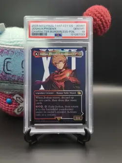 Joshua, Phoenix's Dominant - #397 - Borderless - Foil - Final Fantasy - PSA 10 - Image 1