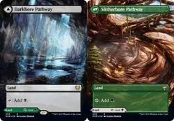 Near Mint x 1 Darkbore Pathway // Slitherbore Pathway - Foil - Borderless Kaldhe - Image 1
