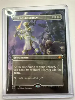 Test of Endurance (Borderless) Dominaria Remastered Regular - Image 1