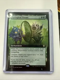 Springleaf Parade (Extended Art) Commander: Lorwyn Eclipsed Regular - Image 1