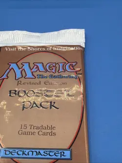 Magic The Gathering REVISED EDITION New Sealed Booster Pack MTG - Image 4