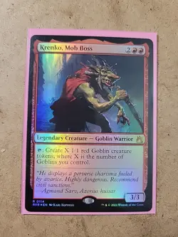 Krenko, Mob Boss #114 (Foil) (NM) Ravnica Remastered RVR Magic MTG - Image 1