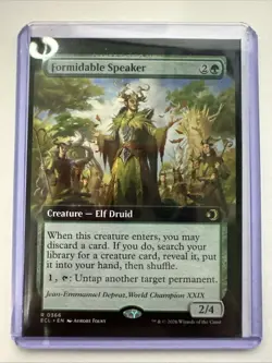 Formidable Speaker (Extended Art) Lorwyn Eclipsed Regular - Image 1