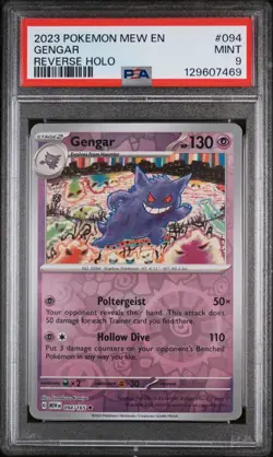 2024 Pokemon MEW 151 Gengar Holo #094 PSA 9 - Image 3