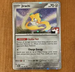 Jirachi 126/182, NM Holo, Prize Pack Series 5 Promo, Stamped, Pokemon TCG Card - Image 4