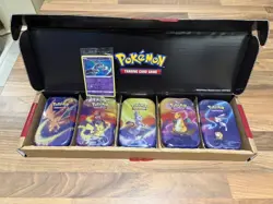 Pokemon TCG: Kanto Power Mini Tin 5-Pack Bundle EVOLVING SKIES & FUSION STRIKE - Image 2