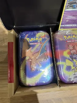 Pokemon TCG: Kanto Power Mini Tin 5-Pack Bundle EVOLVING SKIES & FUSION STRIKE - Image 5
