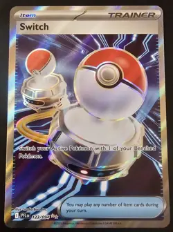 Pokemon Phantasmal Flames Switch 123/094 Full Art Rare NM PACK FRESH - Image 1