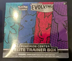 2021 Pokemon Evolving Skies Pokemon Center Sealed ETB Elite Trainer Box Sylveon - Image 1