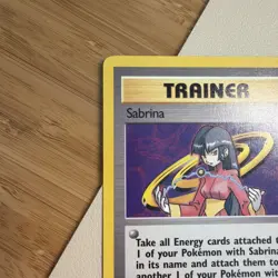 Pokemon TCG Sabrina 110/132 Rare Gym Challenge LP - Image 5