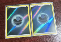 2x 2019 Pokemon TCG Darkness Dark Energy Reverse Holo Hidden Fates NM MINT - Image 1