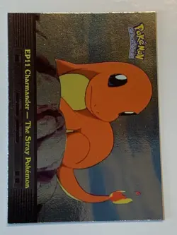 2000 Topps Pokemon TV #EP11 Charmander - The Stray Pokemon Silver Foil (C) - Image 1