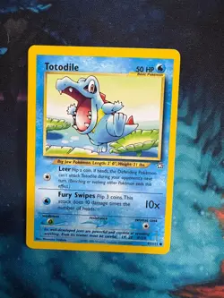 Totodile 81/111 Neo Genesis Common LP Pokemon - Image 1