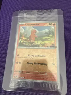 Pokemon TCG Charmander 004/165 EB Games Exclusive Promo Sealed - Image 1