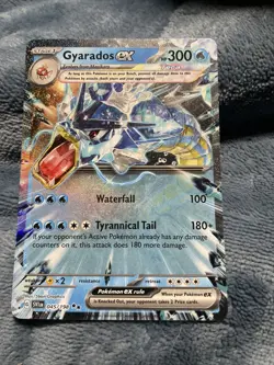 Pokemon TCG Gyarados ex Scarlet & Violet BASE Set 045/198 Holo Double Rare - Image 1